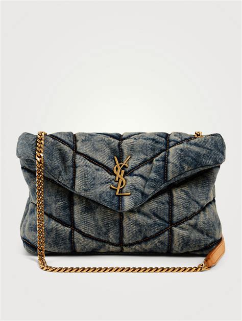 ysl toy puffer mini|YSL denim puffer.